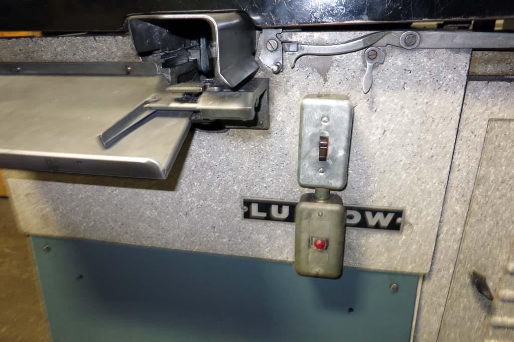 Lot #12: Ludlow Typograph Machine Model M With Cooling unit and Matrix ...